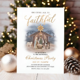 Invitación a la Natividad de los navidades, feriad