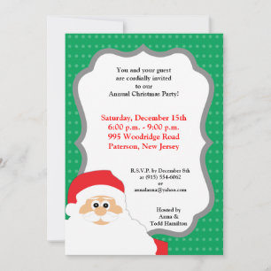 Invitación a la navidad de barba de los amigos de 