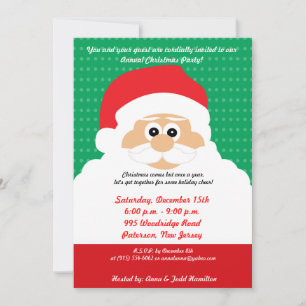 Invitación a la navidad de barba de los amigos de 
