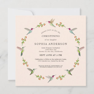 Invitación a la Navidad de los Hummingbirds de Ann