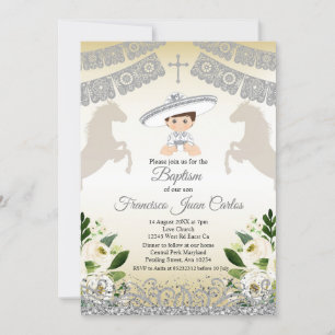 Invitación a la Navidad de Silver Fiesta Boy Bapti