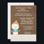 Invitación a la nieve de invierno de invierno de i<br><div class="desc">Esta invitación a la fiesta de los Navidades 5x7 es a la vez moderna y de moda. Está impreso en papel liso, vibrante y mate de 110 libras de peso. Contiene un 50% de contenido reciclado. Perfecto para sus invitaciones y invitaciones de eventos más formales. Estos vienen con sobres blancos...</div>