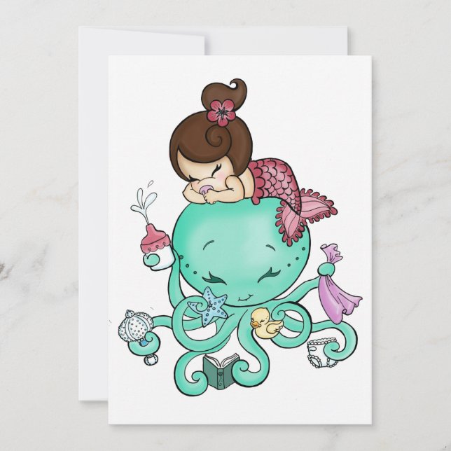 Invitación a la niñera del pulpo (Anverso)