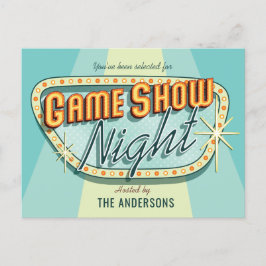 Invitación a la Noche de Programa de Juegos