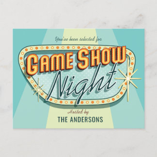 Invitación a la Noche de Programa de Juegos
