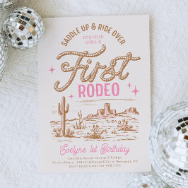 Invitación a la Nochera por Primer Cumpleaños