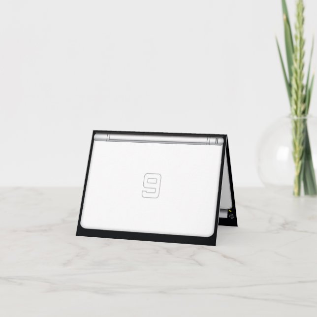 Invitación a la Novena Fiesta de Cumpleaños de Vid (Anverso)