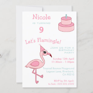 Invitación a la Novena Fiesta de Cumpleaños del Fl