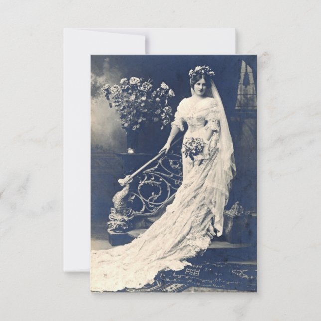 Invitación a la novia victoriona (Anverso)