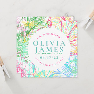 Invitación a la ocasión especial de la floral de a