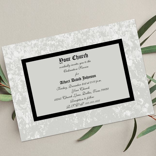 Invitación a la Ordenación Clásica emitida por la  (Subido por el creador)
