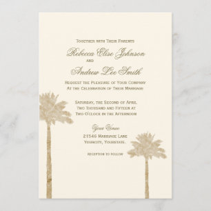 Invitación a la Palm Elegante