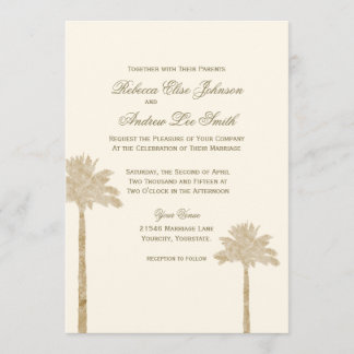 Invitación a la Palm Elegante