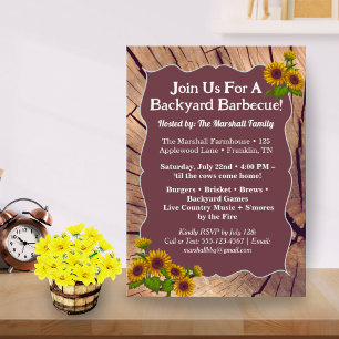 Invitación a la Parrillada de la Casa de Campo Rús