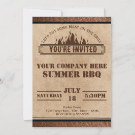 Invitación a la Parrillada de la Empresa, Asado de