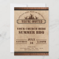 Invitación a la Parrillada de la Iglesia, Asado de