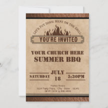 Invitación a la Parrillada de la Iglesia, Asado de