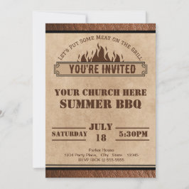 Invitación a la Parrillada de la Iglesia, Asado de