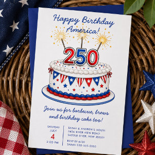 Invitación a la Parrillada del 250 Aniversario de 