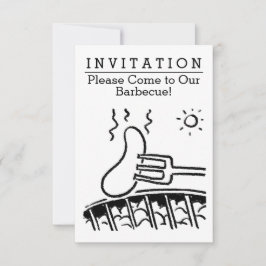 Invitación a la parrillada divertida