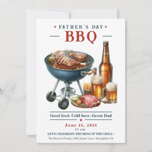 Invitación a la parrillada y cerveza del Día del P