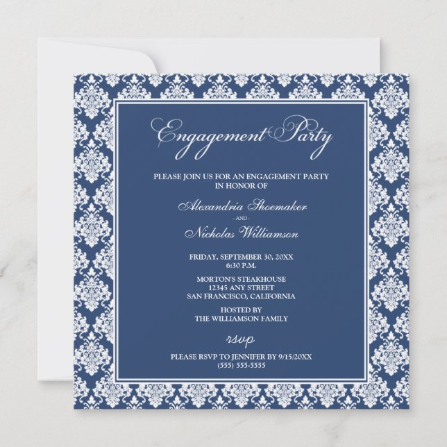 Invitación a la parte de compromiso del amortiguad (Anverso)