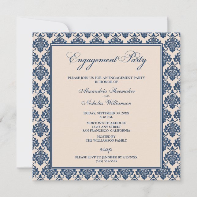Invitación a la parte de compromiso del amortiguad (Anverso)