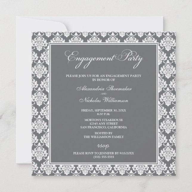 Invitación a la parte de compromiso del amortiguad (Anverso)