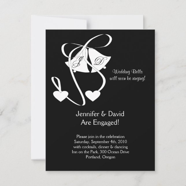 Invitación a la participación de Boda Bells (Anverso)