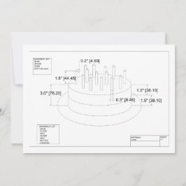 Invitación a la pastelería de cumpleaños del ingen