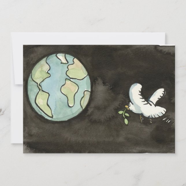 Invitación a la paz en la Tierra (Anverso)