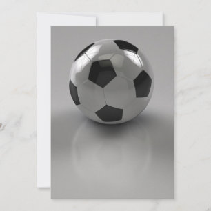 Invitación a la pelota de fútbol