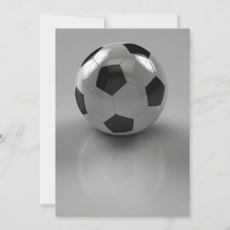 Invitación a la pelota de fútbol
