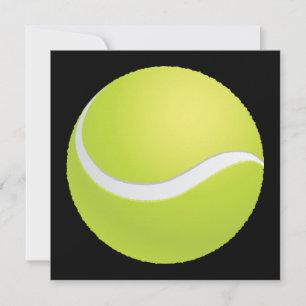 Invitación a la pelota de tenis