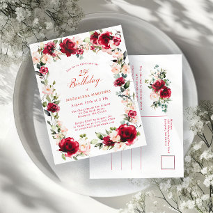 Invitación a la Peonía Rosa Rosa Rosa Rosa Rosa Ro