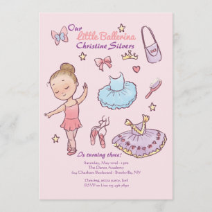 Invitación a la Pequeña Ballerina