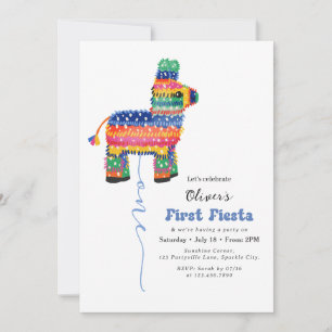 Invitación a la Piñata del primer cumpleaños de Fi