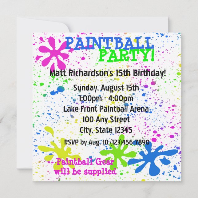 Invitación a la pintura (Anverso)