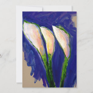 Invitación a la pintura de flores de Lily "Setting