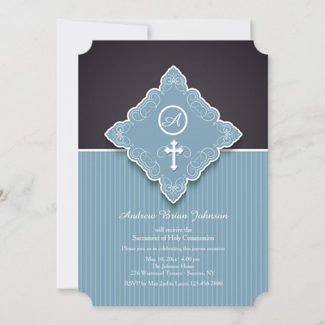 Invitación a la placa decorativa (Anverso)