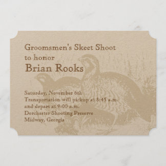 Invitación a la plantación Golden Quail