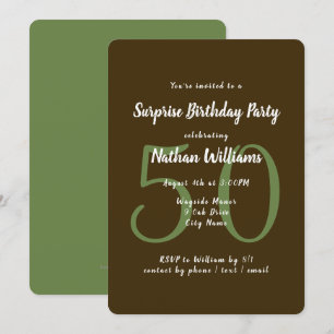 Invitación a la plantilla de su fiesta de cumpleañ