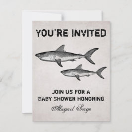 Invitación a la playa de Baby Shower del Océano ti