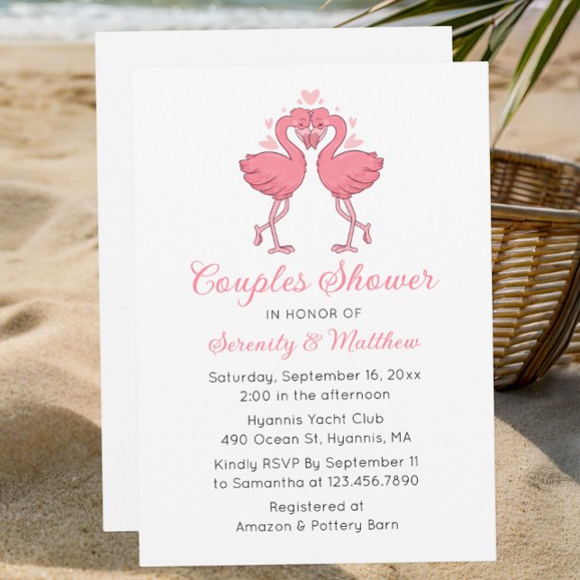 Invitación a la playa de flamencos para la despedi (Subido por el creador)