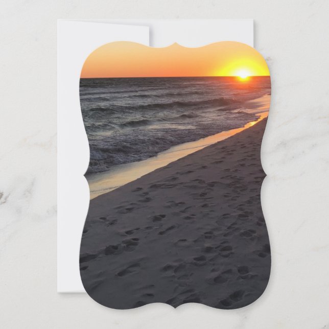 Invitación a la playa de Florida (Anverso)