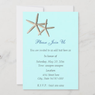 Invitación a la playa de Starfish