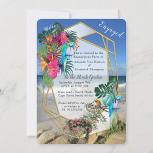 Invitación a la playa del Paraíso de la Flora Trop
