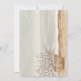 invitación a la playa nublada