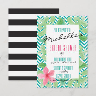 Invitación a la playa tropical de verano