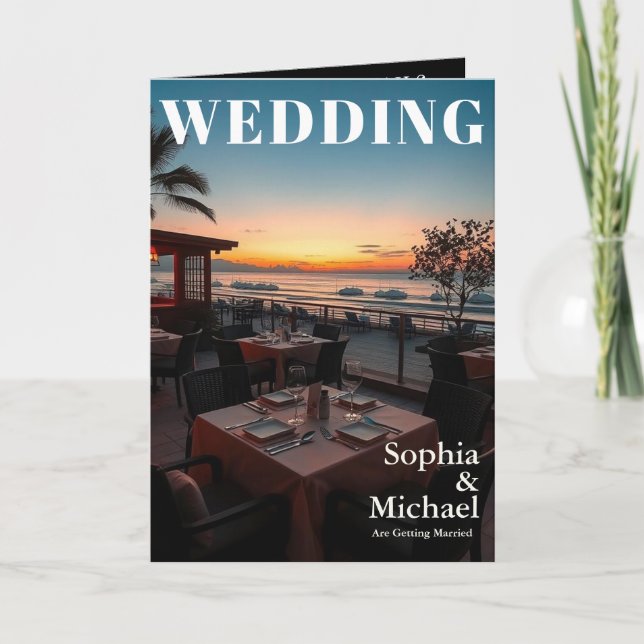 Invitación a la portada de la Feria de Bodas de Pl (Anverso)